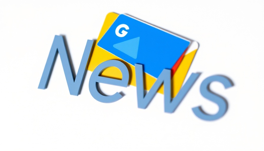 Colorful layered Google News logo icon.