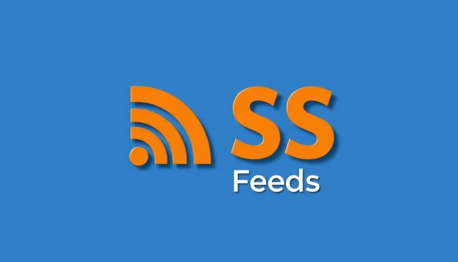 RSS Feeds for Entrepreneurs branding graphic with logo and text.