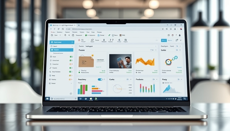Laptop showing self-hosted project management tool interface.