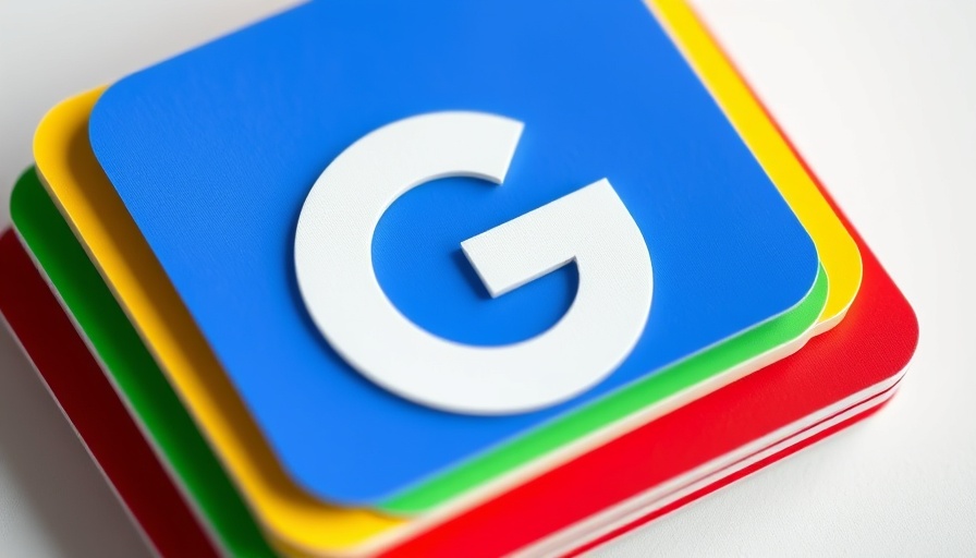 Colorful Google News icon with layered design.