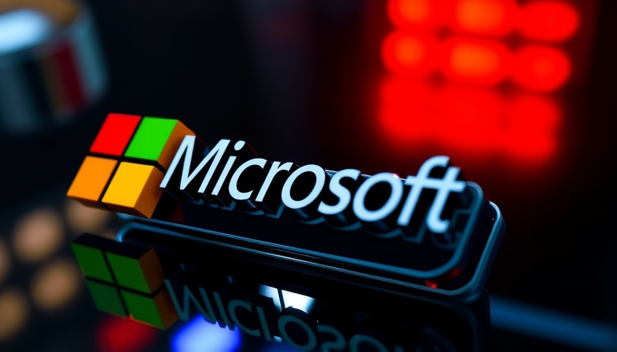 3D Microsoft logo symbolizing ai job cuts impact.