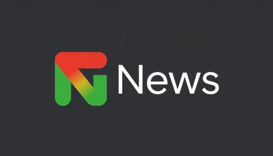 Colorful Google News logo with vibrant rectangles.