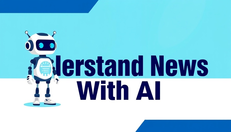 AI job loss advertisement banner with robot icon and text.