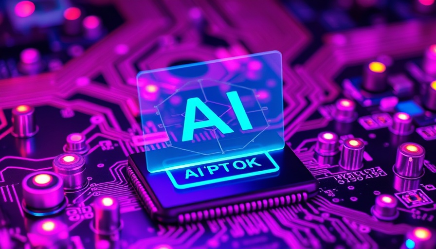 Futuristic AI holographic display symbolizing Applied Digital Stock Surge
