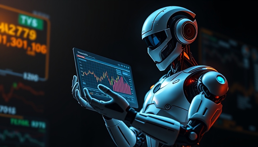 AI robot analyzing data for Artificial Intelligence job creation