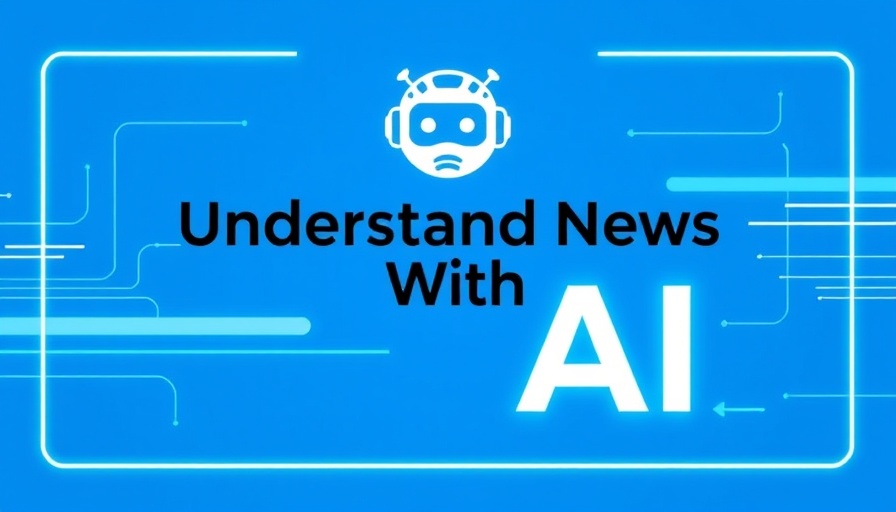 AI job cuts news advertisement with a cartoon robot and read button.