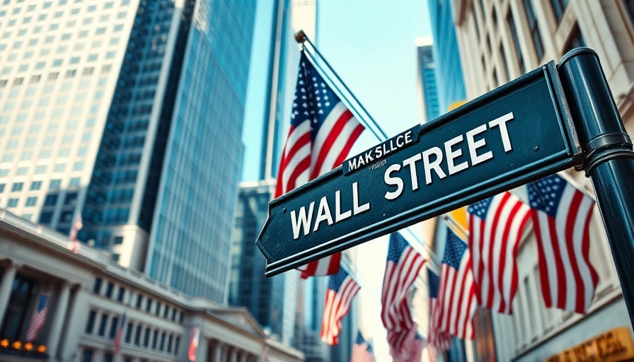 Wall Street sign with American flags, representing Cleveland job creation.