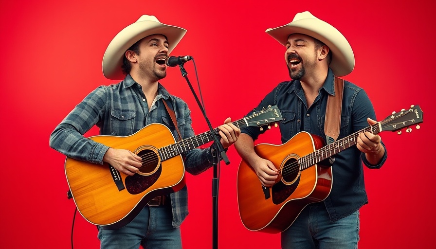 Country Band Chaparelle performing energetically on stage