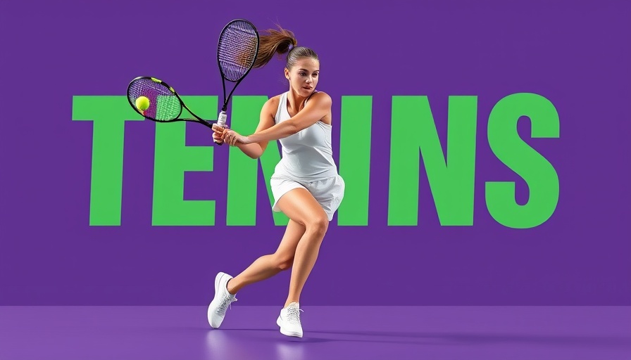 Female tennis player demonstrates effortless swing on groundstrokes.