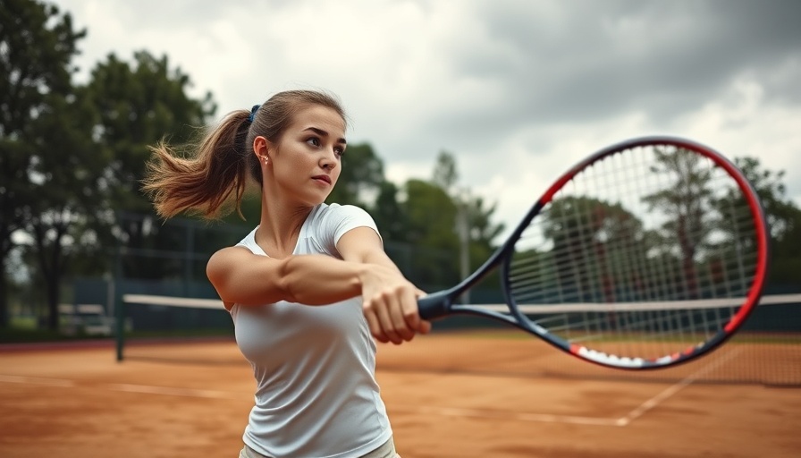 Tennis player demonstrates how to stay calm under pressure in sports.