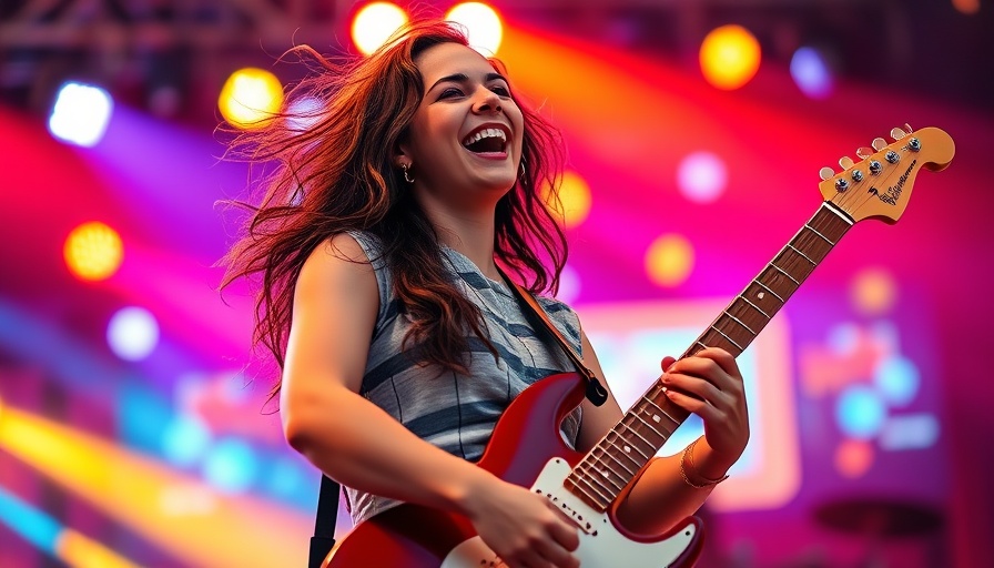 Energetic musician at Austin concert, May 2025 performance.