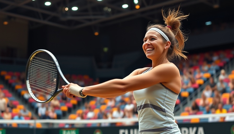 Sportsmanship in competitive events shown in a tennis match.