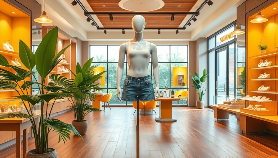 Kendra Scott summer concept Austin jewelry store interior with vibrant decor.