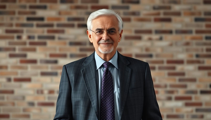 Professional older man standing confidently, symbolizing mental health after retirement.