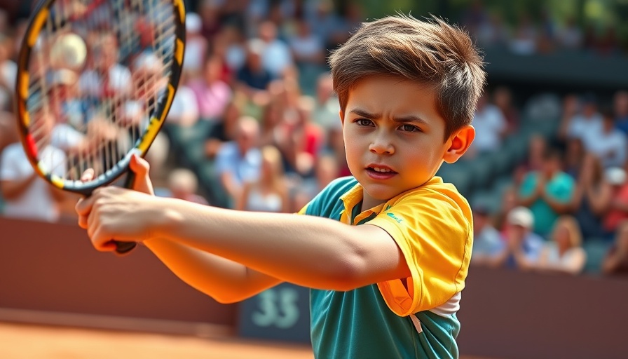 Young tennis players mastering pressure on clay court.