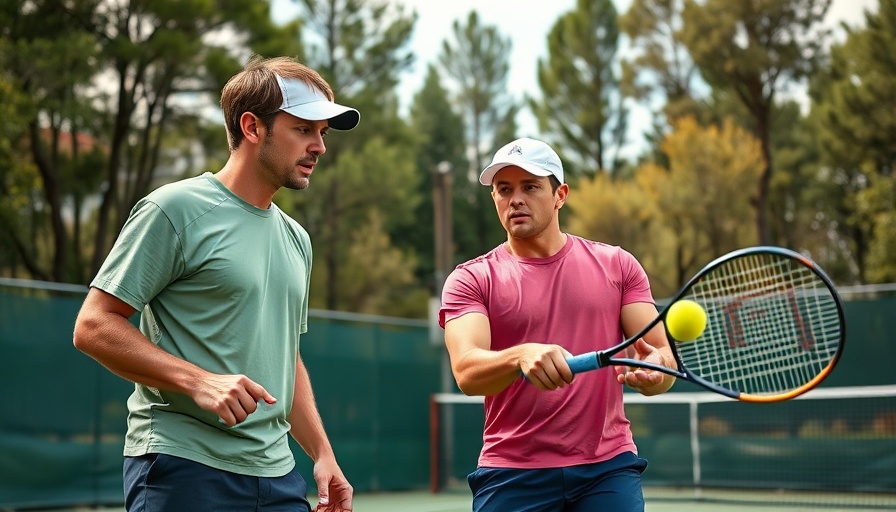 Master Your Serve in Tennis: Players practicing powerful serve technique.