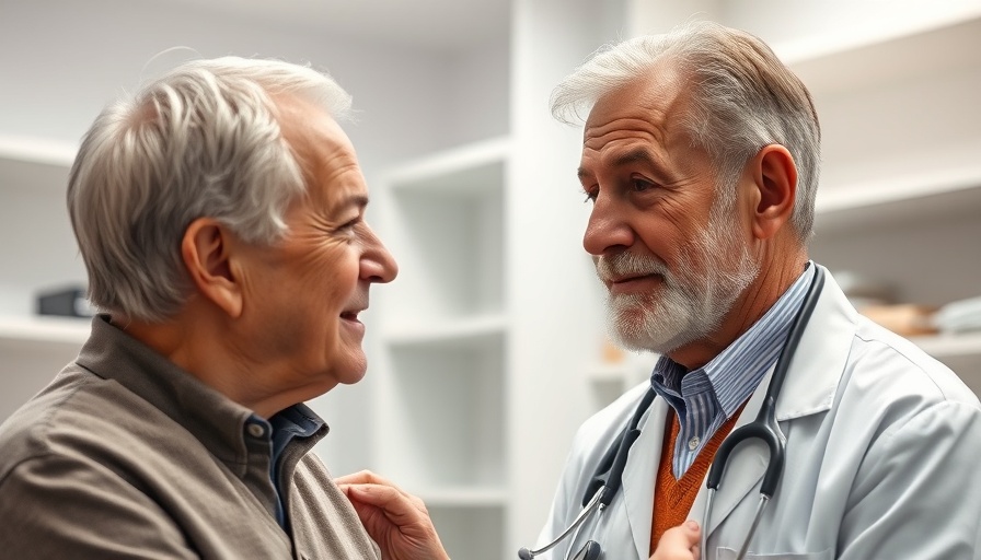 Expanded Reimbursement for CCTA: Doctor examining patient in clinic.