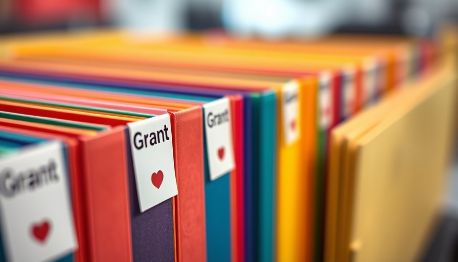 Organized grant files representing NIH indirect costs.