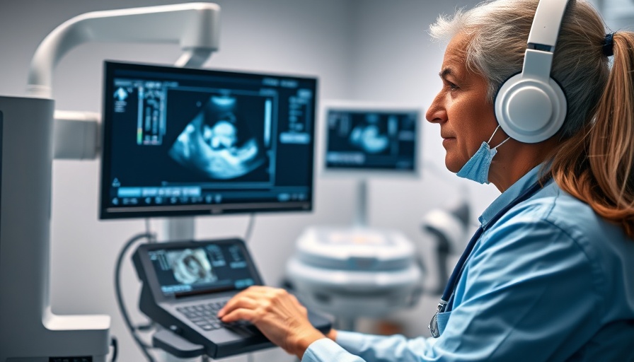 Telemedicine for maternity care with ultrasound session.