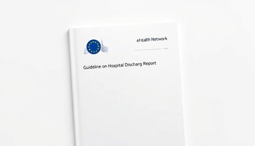 eHealth Network Guideline on Hospital Discharge Report cover.