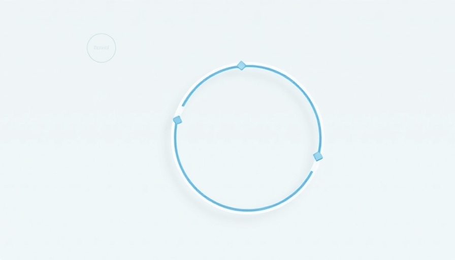 Report cover on Blockchain Applications in Healthcare with blue rings.