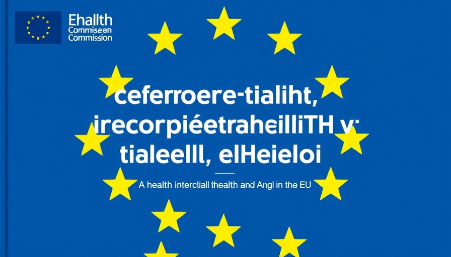 European Commission report on AI adoption in healthcare cover.