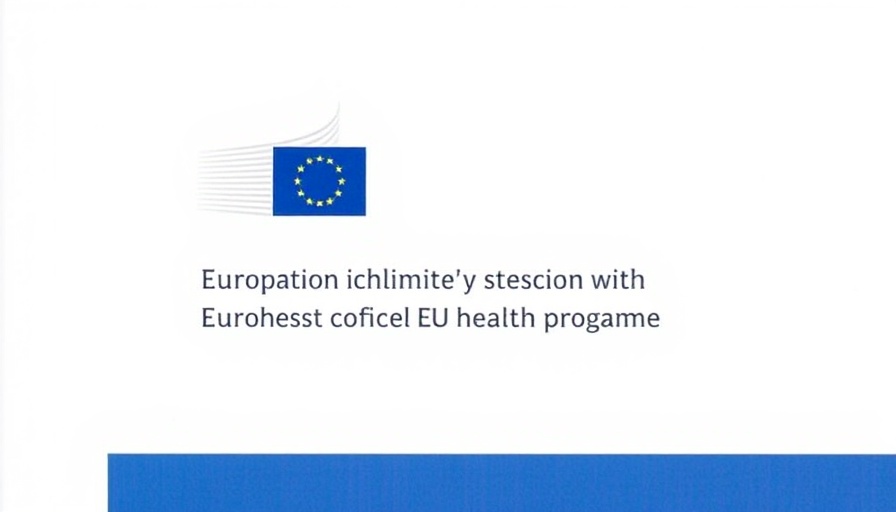 EU4Health Programme document front page with European Commission logo.