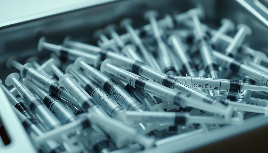 Syringes prepared for HHS review of Moderna vaccine contract.