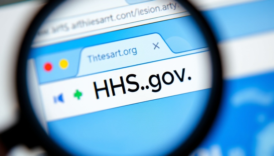 Close-up of HHS.gov site magnified, mystery illness DRC