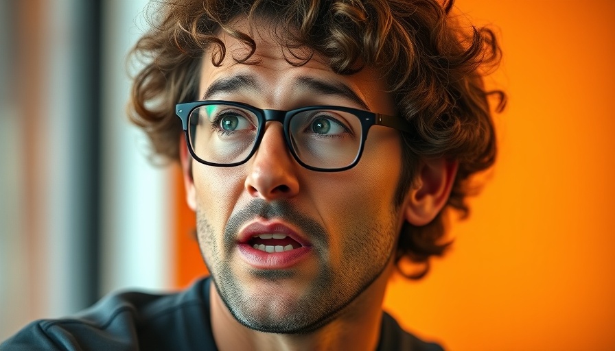 Man speaking on Anthropic funding from Google, detailed portrait.