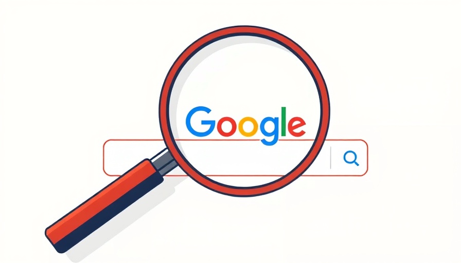 Google search bar illustration in competition with OpenAI innovation.