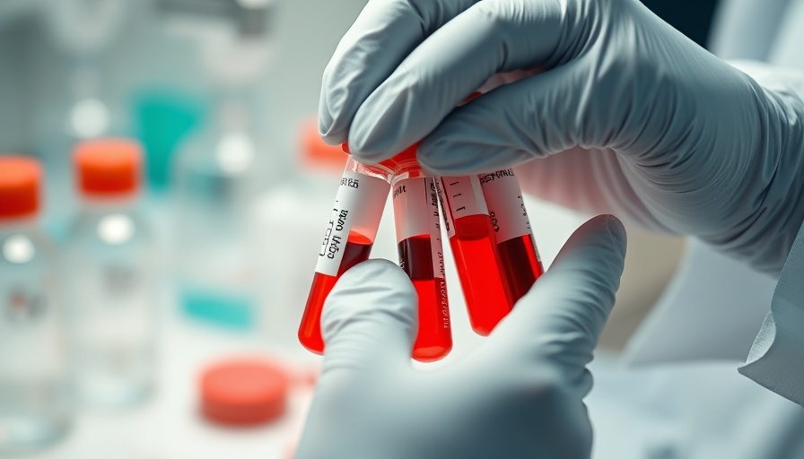 Blood sample test tubes highlighting HIV testing.