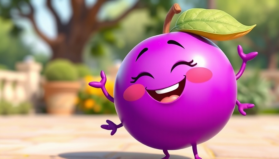 AI model optimization framework illustrated with 3D fruit character.