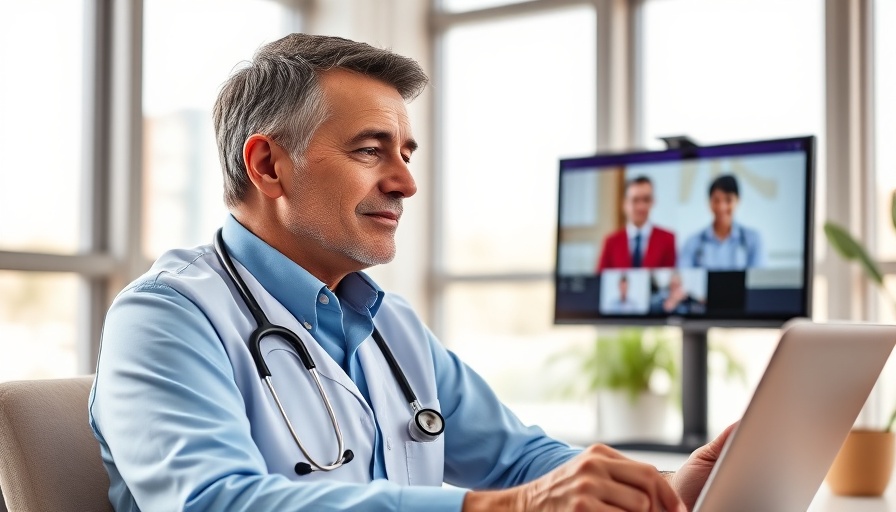 Doctor using telehealth for Medicare telehealth extension