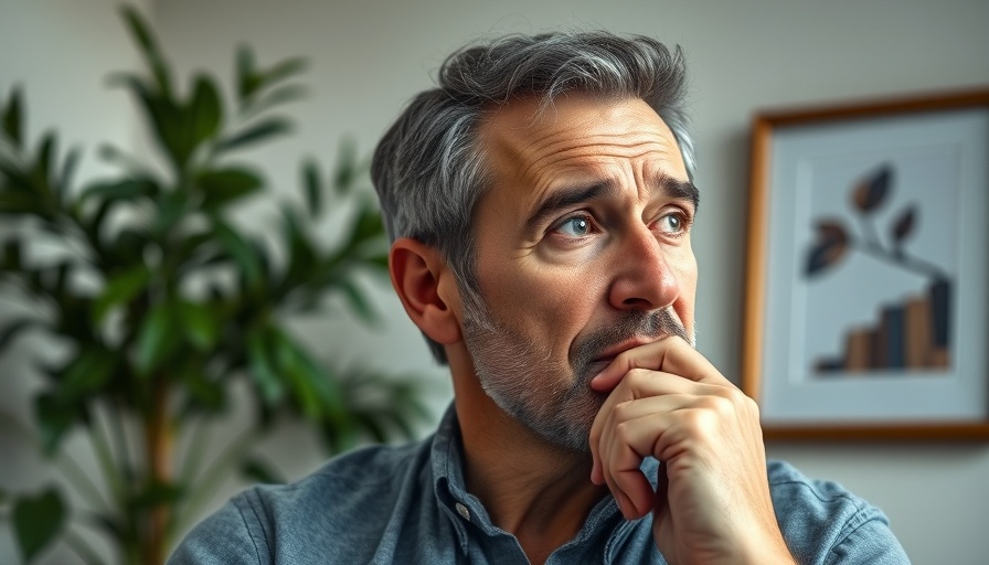 Middle-aged man discussing the importance of having a voice indoors.