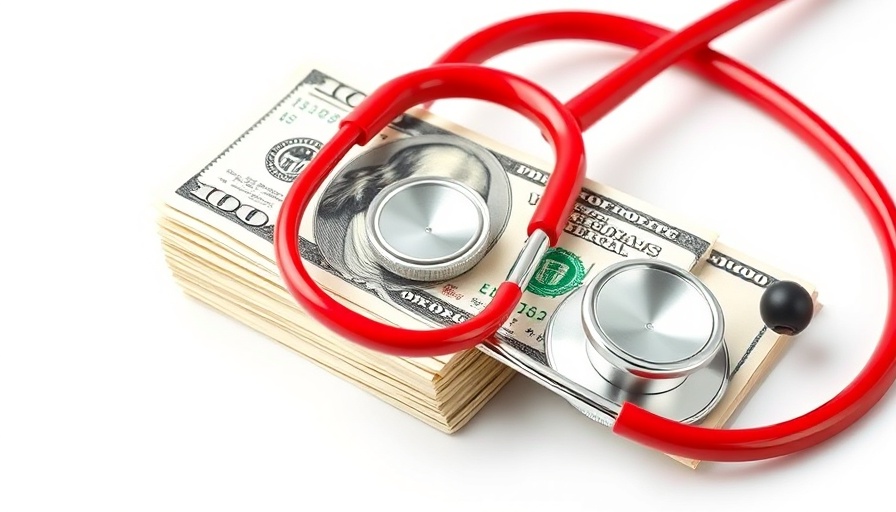 US dollars and stethoscope symbolizing Hospitals Financial Performance 2025.