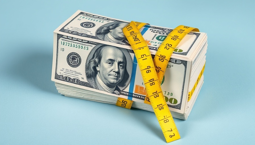 GLP-1 Demand Impact on Drug Costs: Money wrapped with tape.