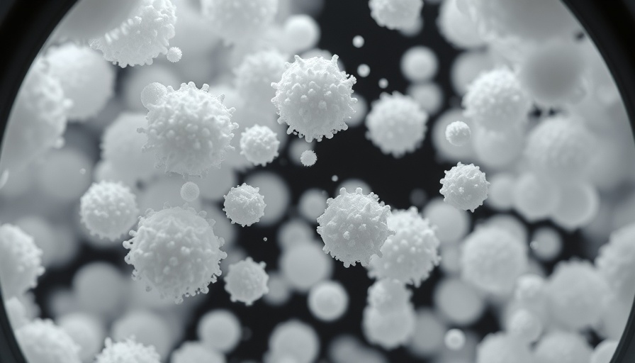 Microscopic view related to FDA breakthrough status for Alzheimer's and cancer tests.