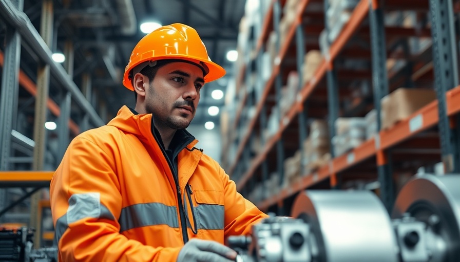 Engineer assesses industrial warehouse setup for Construct Capital's $300M tech fund.