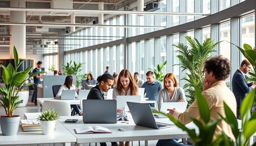 Modern office illustrating AI adoption in organizations.