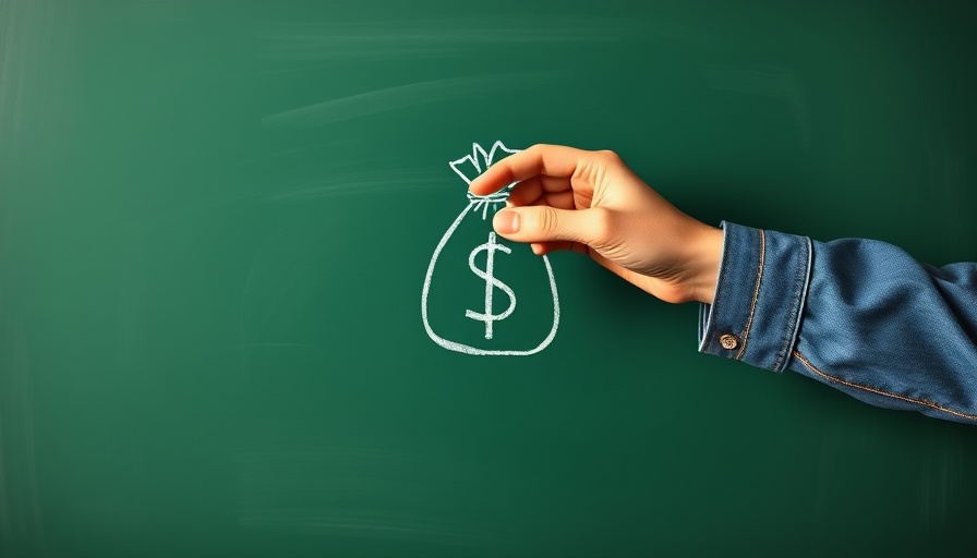Chalk-drawn money bag on green chalkboard symbolizing Medicare Advantage payment increase.