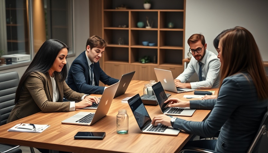 Professionals discussing interoperability and prior authorization rules in a conference room.