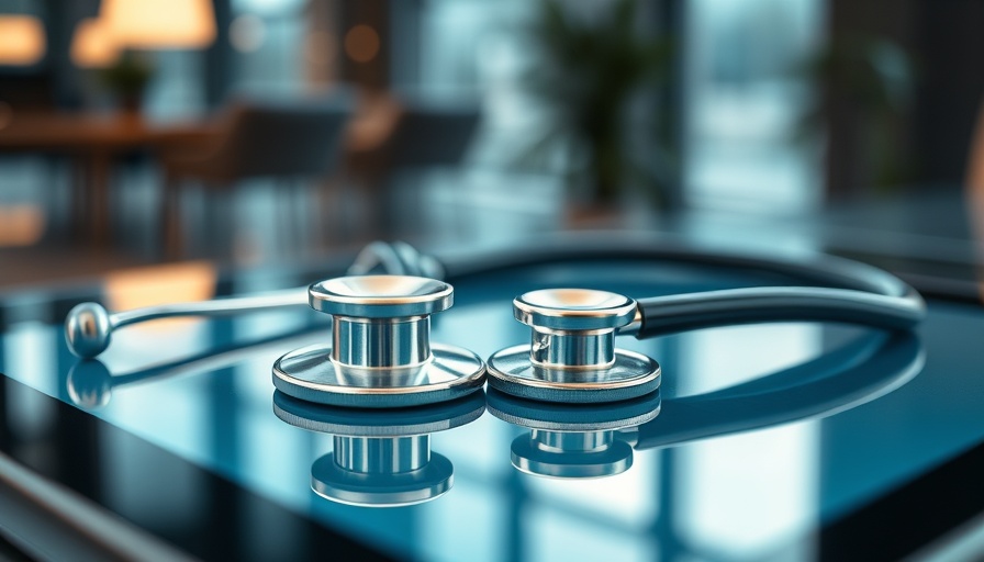 Stethoscope on tablet representing growth in healthcare strategies.
