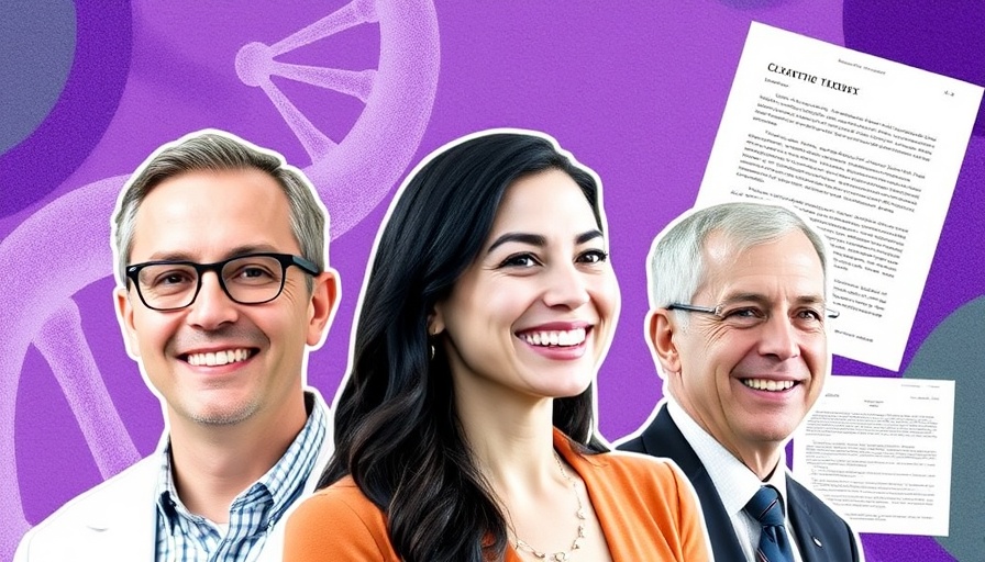 CRISPR patents and police AI: Legal collage with DNA background.