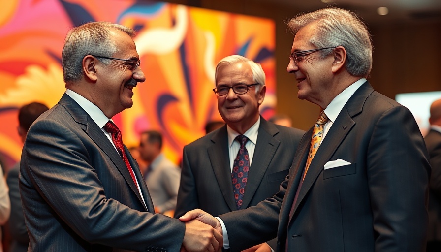 Men in suits discussing at event, Kennedy Health Cuts Native American Health