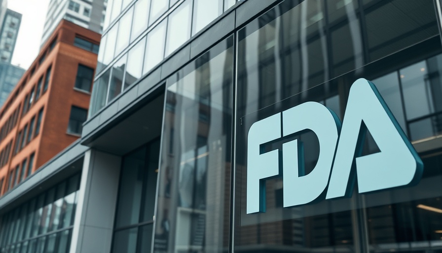 FDA building exterior with logo, focus on transparency and design.