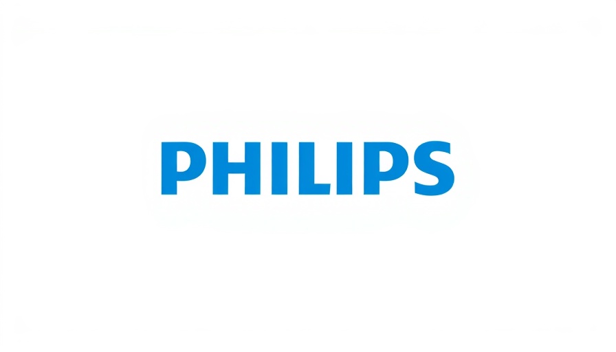 Philips logo in blue, representing healthcare innovation for Philips Foundation 2024 Annual Report.