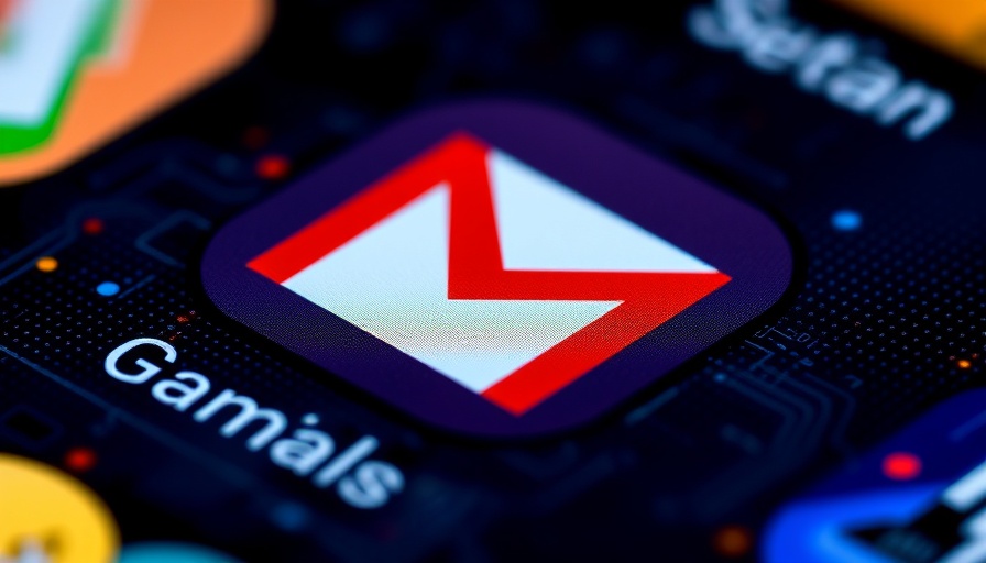 Close-up view of Gmail app icon on smartphone screen, Gmail manage subscriptions tool
