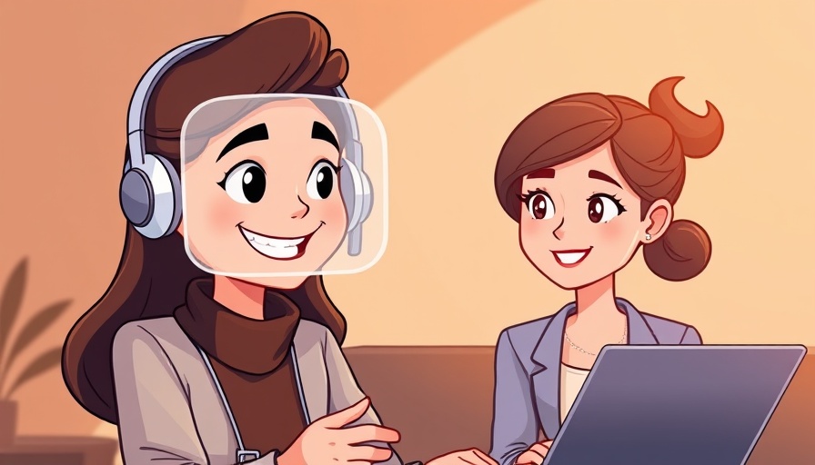 AI therapy chatbots risks illustrated in a digital therapy cartoon.