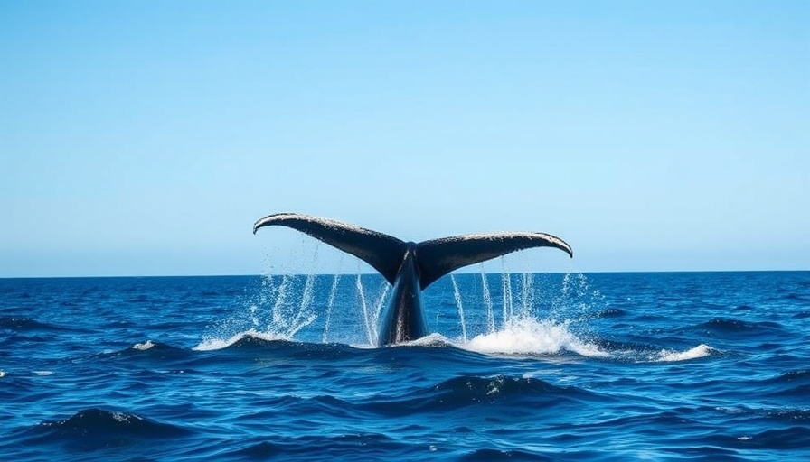 Whale tail breaching in ocean, AI Innovations Incremental Breakthroughs.